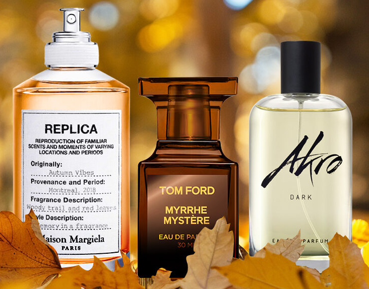 بطری عطر مردانه با رایحه گرم برای فصل پاییز