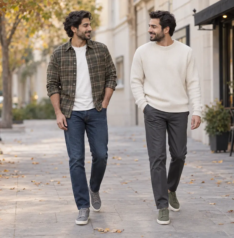 استایل پاییزی مردانه روزمره
