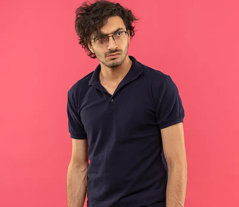 پولوشرت مردانه یقه کلاسیک کد 6539